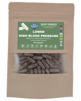 Savvy Remedy Lower High Blood Pressure Pouch Front