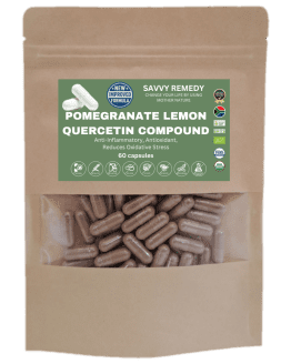 Savvy Remedy Pomegranate Lemon Quercetin Pouch Front