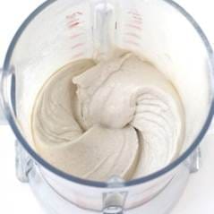 Therapeutiq ice cream with soft server consistency in the blender.